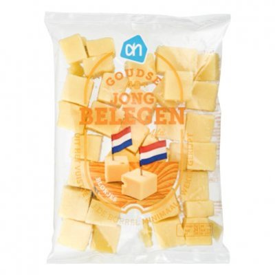 Huismerk Goudse kaas jong belegen 48+ blokjes